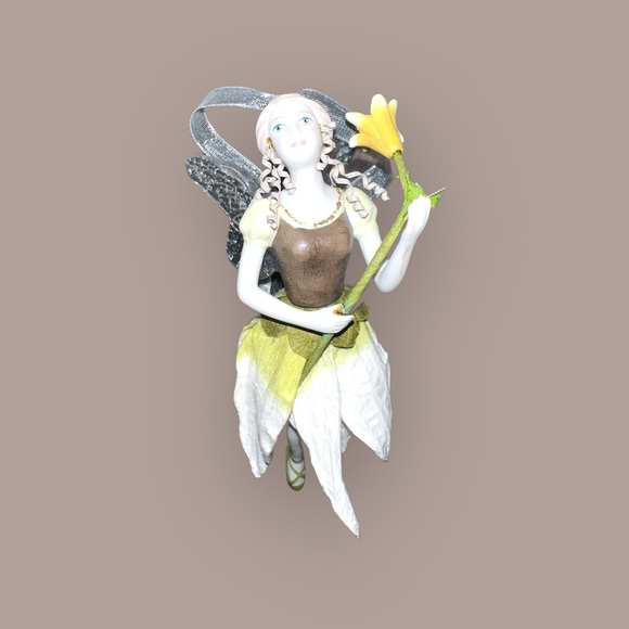2002 Porcelain Christmas Fairy & 2010 Bluebell Fairy Hallmark Keepsake Ornaments - Picture 3 of 7